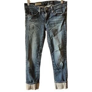 AG Adriano Goldschmied Stevie Slim Straight Jeans Sz 26 Excellent Condition